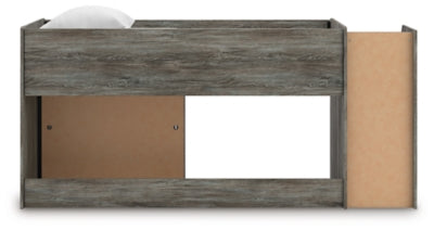 Frandern Loft Bed with Bookcase Storage - Ideal Furniture (Fresno,CA) 