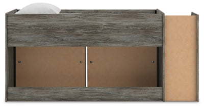 Frandern Loft Bed with Bookcase Storage - Ideal Furniture (Fresno,CA) 