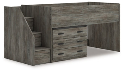 Frandern Loft Bed with Drawer Storage - Ideal Furniture (Fresno,CA) 