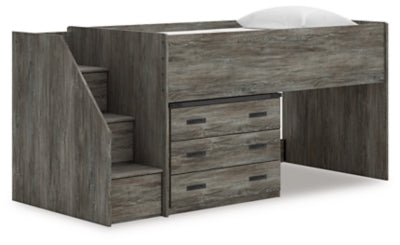Frandern Loft Bed with Drawer Storage - Ideal Furniture (Fresno,CA) 