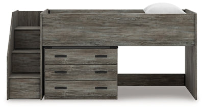 Frandern Loft Bed with Drawer Storage - Ideal Furniture (Fresno,CA) 