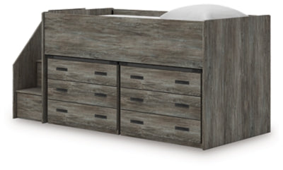 Frandern Loft Bed with Drawer Storage - Ideal Furniture (Fresno,CA) 