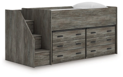 Frandern Loft Bed with Drawer Storage - Ideal Furniture (Fresno,CA) 