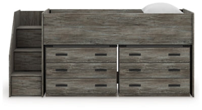 Frandern Loft Bed with Drawer Storage - Ideal Furniture (Fresno,CA) 