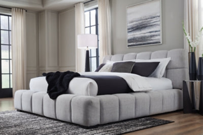 Grendusk Upholstered Bed - Ideal Furniture (Fresno,CA) 