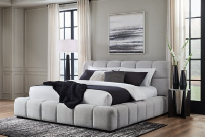 Grendusk Upholstered Bed - Ideal Furniture (Fresno,CA) 