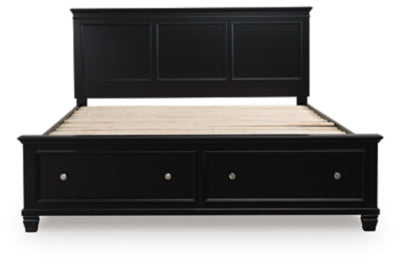 Lanolee Panel Storage Bed - Ideal Furniture (Fresno,CA) 