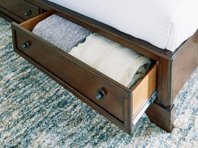 Trellington Sleigh Storage Bed - Ideal Furniture (Fresno,CA) 