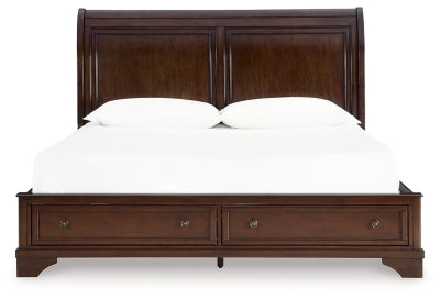 Trellington Sleigh Storage Bed - Ideal Furniture (Fresno,CA) 