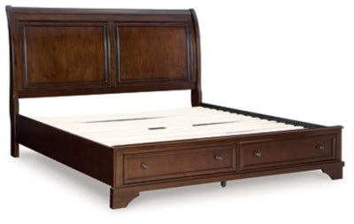 Trellington Sleigh Storage Bed - Ideal Furniture (Fresno,CA) 