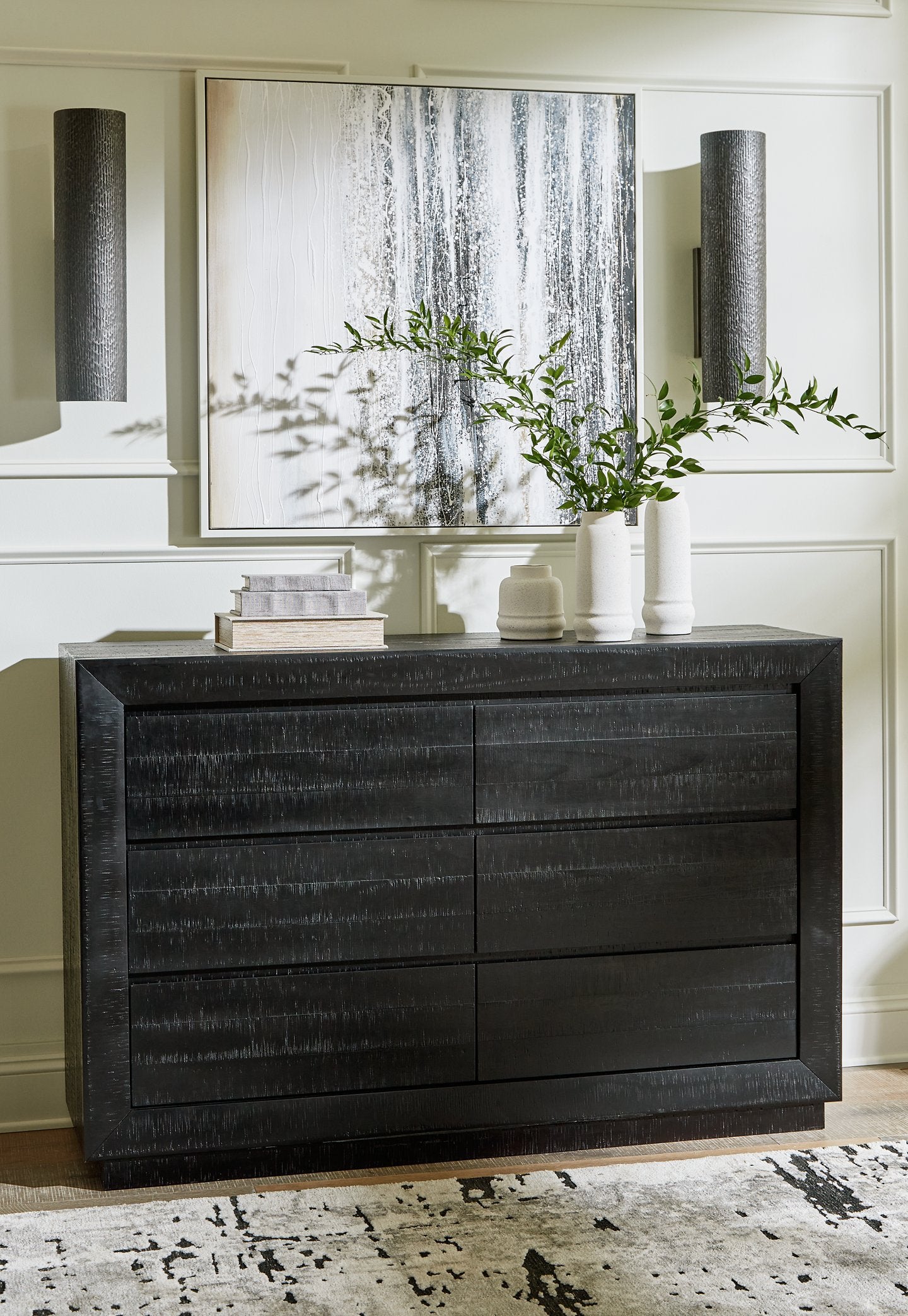 Londer Dresser and Mirror - Ideal Furniture (Fresno,CA) 
