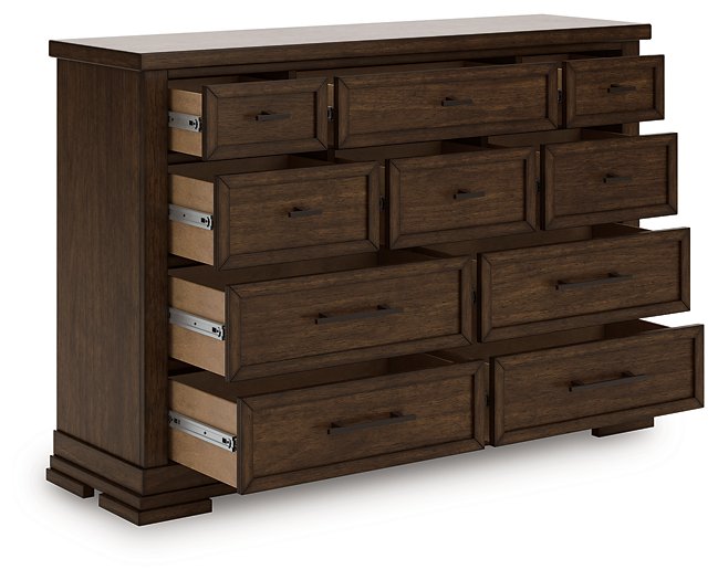 Taffenbrook Dresser and Mirror - Ideal Furniture (Fresno,CA) 