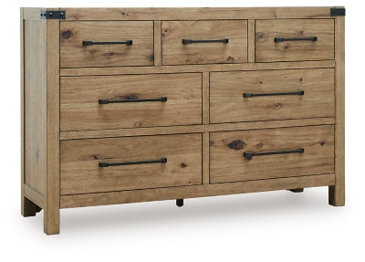Ridgester Dresser and Mirror - Ideal Furniture (Fresno,CA) 