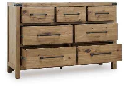 Ridgester Dresser and Mirror - Ideal Furniture (Fresno,CA) 
