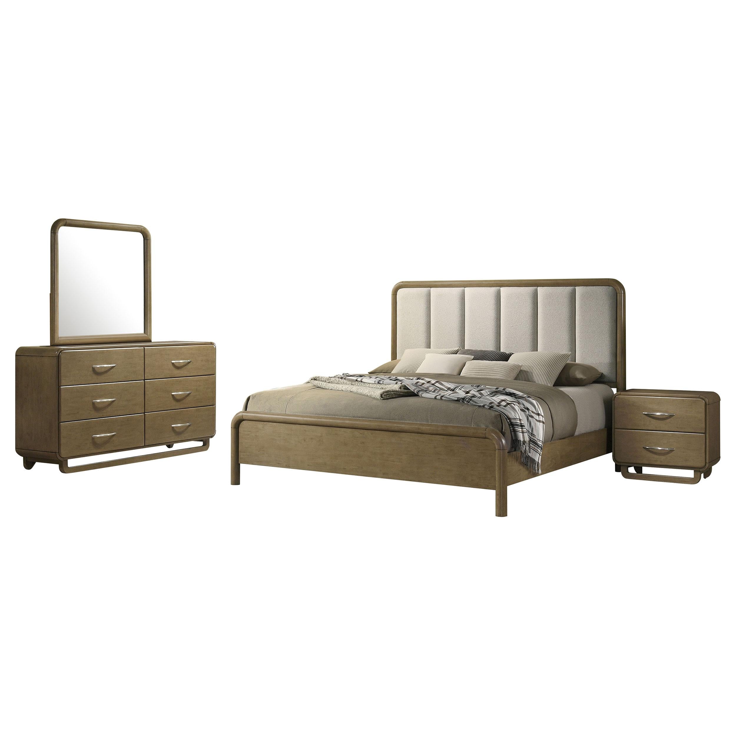 Amsbury 4 Pc Bedroom Set - Ideal Furniture (Fresno,CA) 