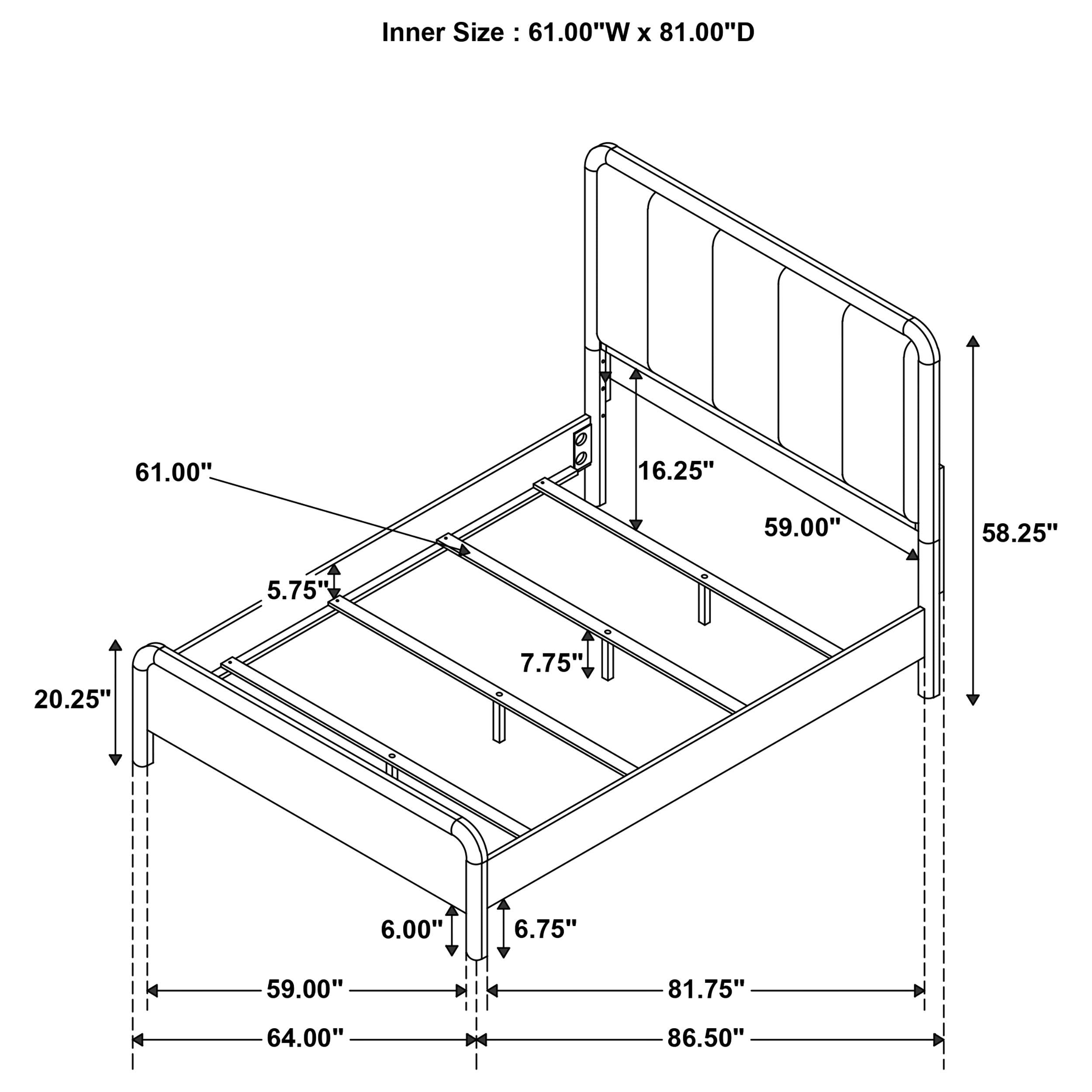 Amsbury 5 Pc Bedroom Set - Ideal Furniture (Fresno,CA) 