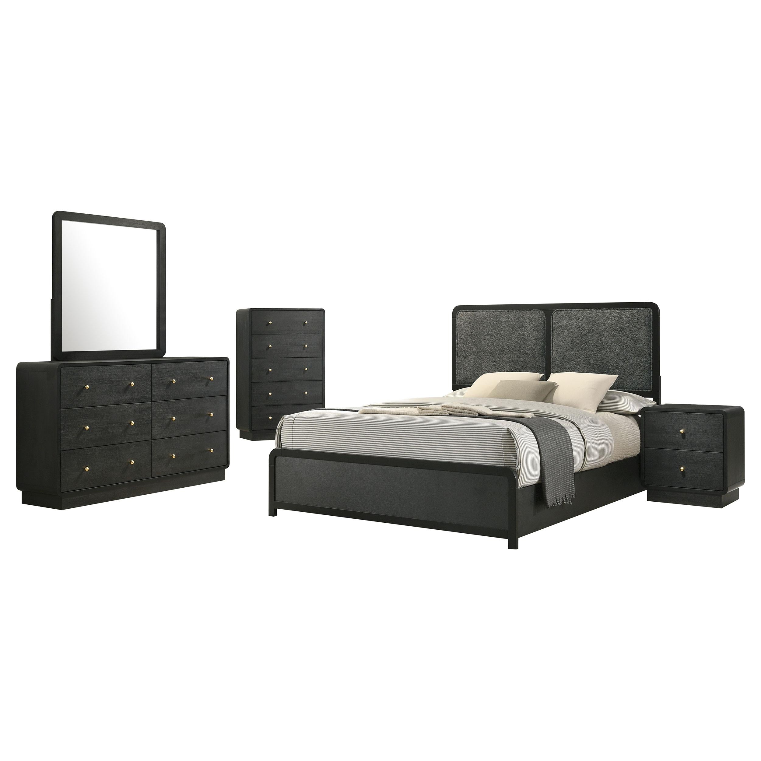 Cavelle 5 Pc Bedroom Set - Ideal Furniture (Fresno,CA) 