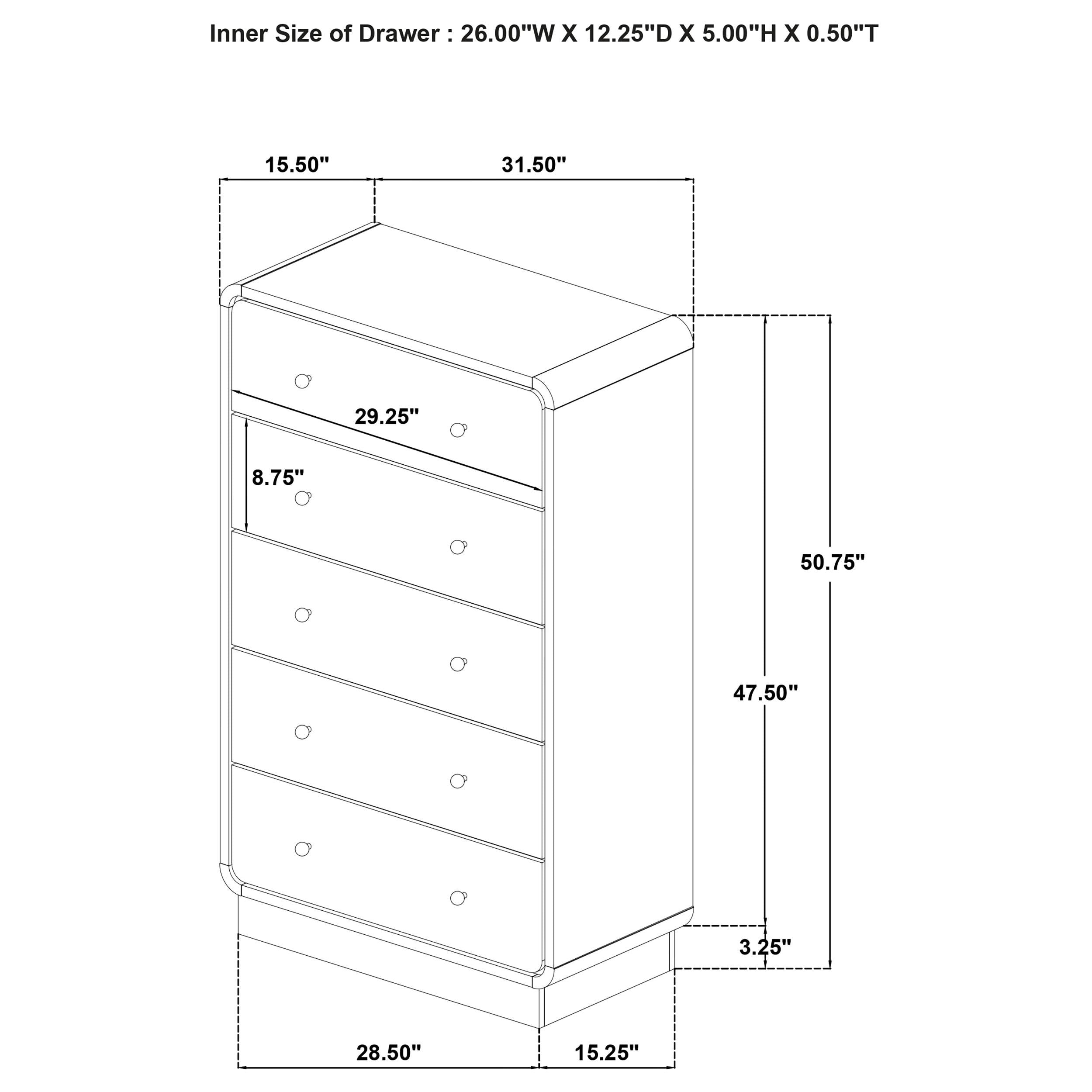 Cavelle 5 Pc Bedroom Set - Ideal Furniture (Fresno,CA) 