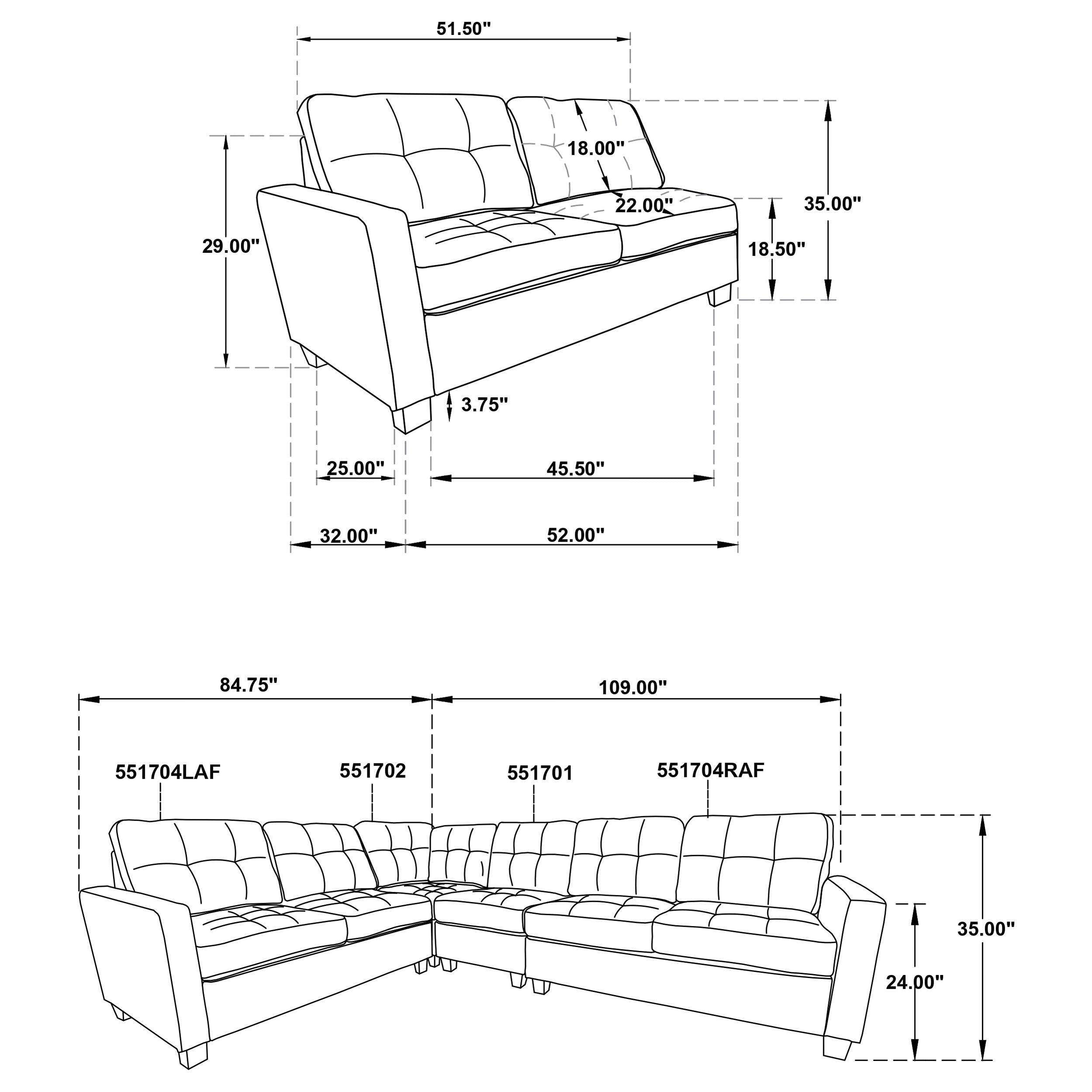 Georgina Modular Sectionals 5 - Ideal Furniture (Fresno,CA) 