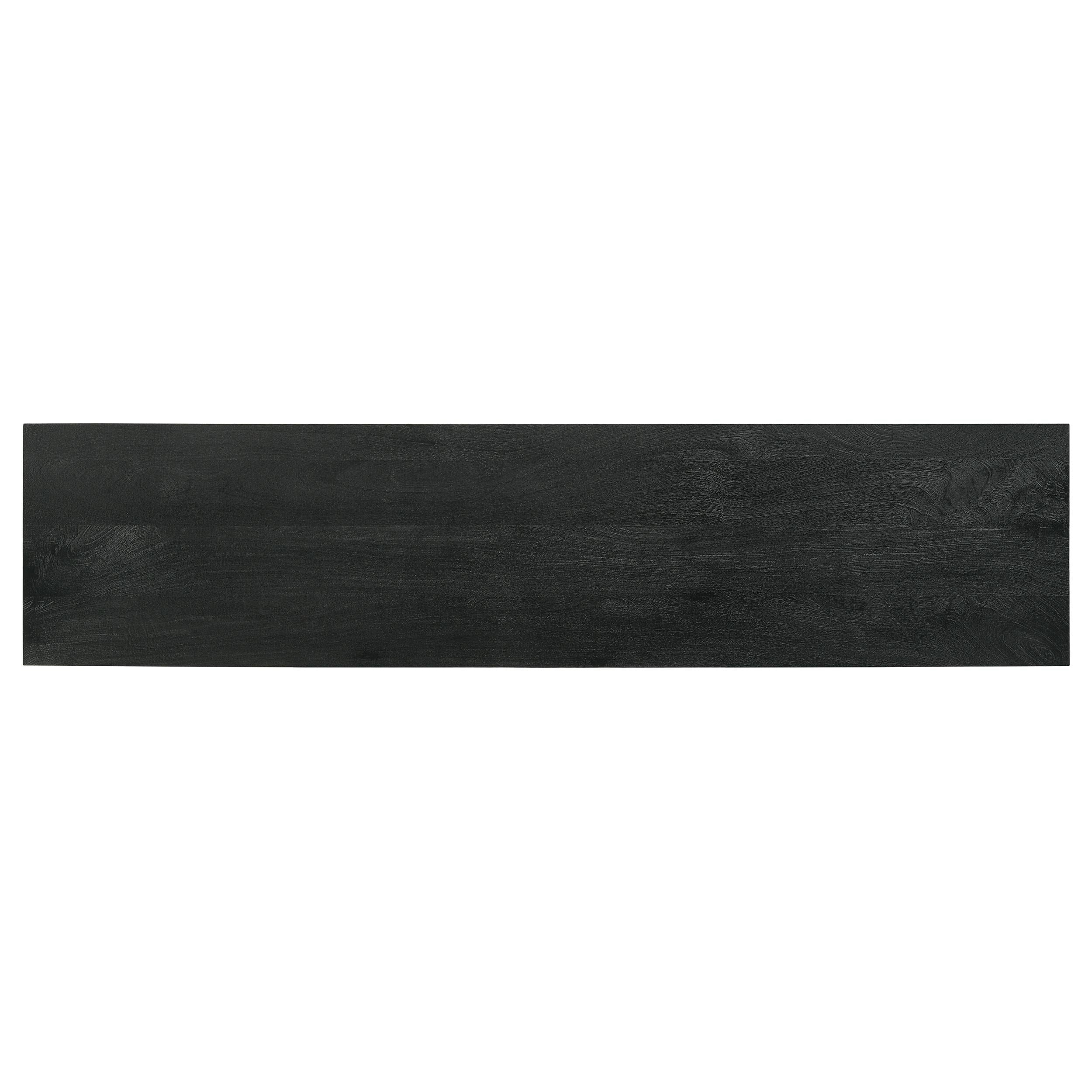 Marsden 2-door Wood 70" TV Stand Charcoal Black - Ideal Furniture (Fresno,CA) 