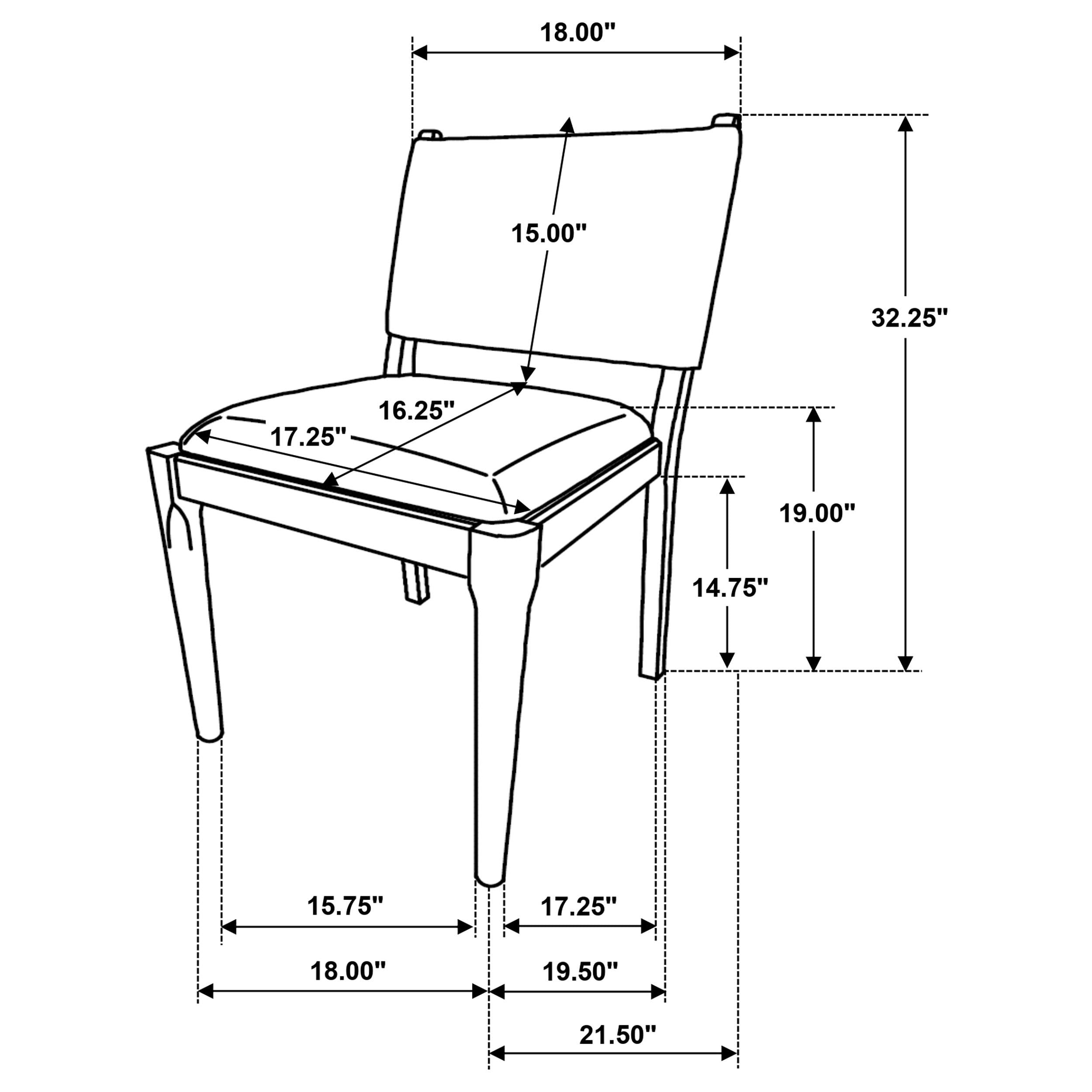 Ottowa Side Chairs - Ideal Furniture (Fresno,CA) 