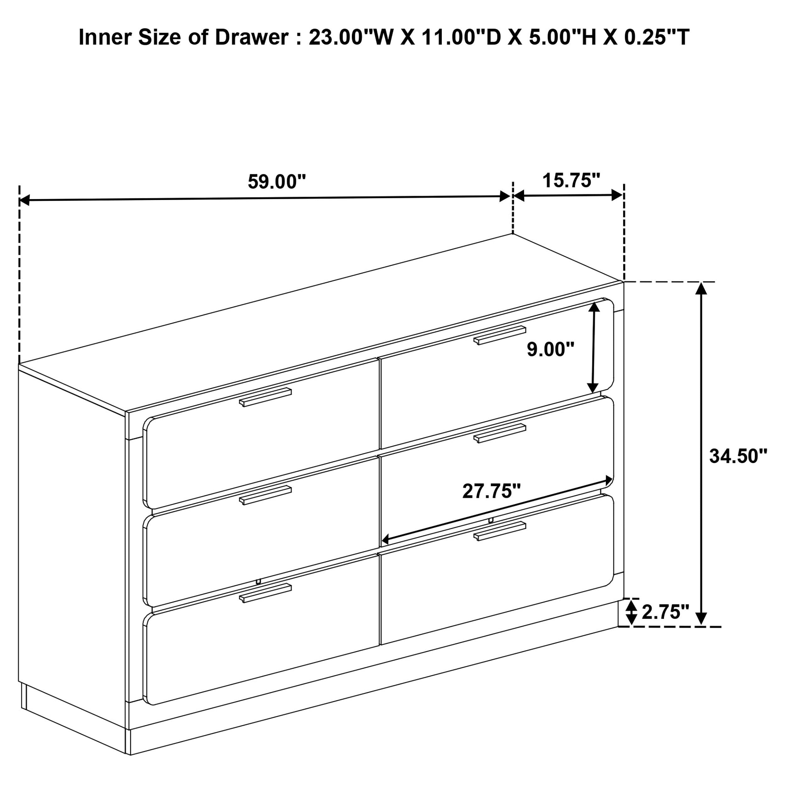 Caraway 4 Pc Bedroom Set - Ideal Furniture (Fresno,CA) 