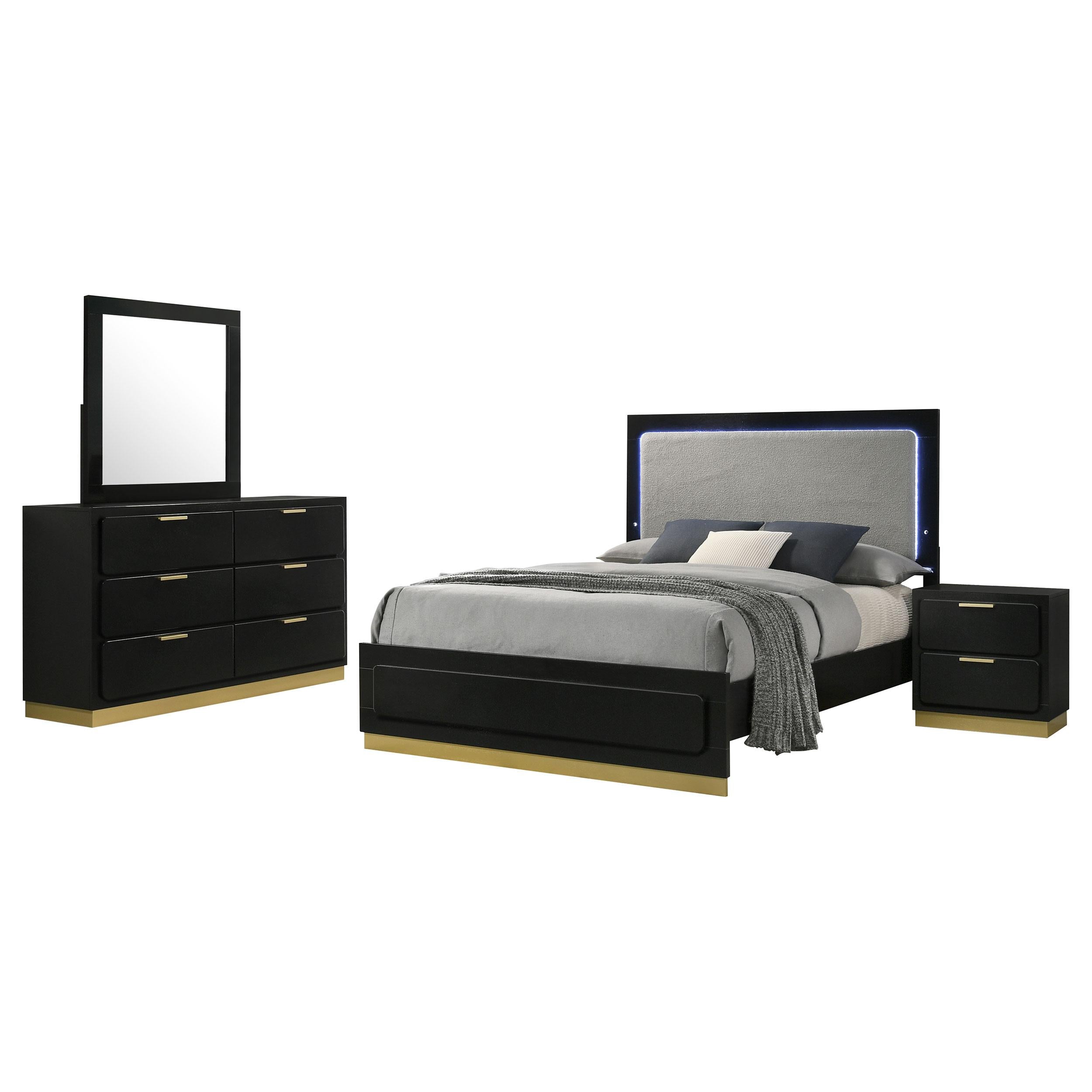 Caraway 4 Pc Bedroom Set - Ideal Furniture (Fresno,CA) 