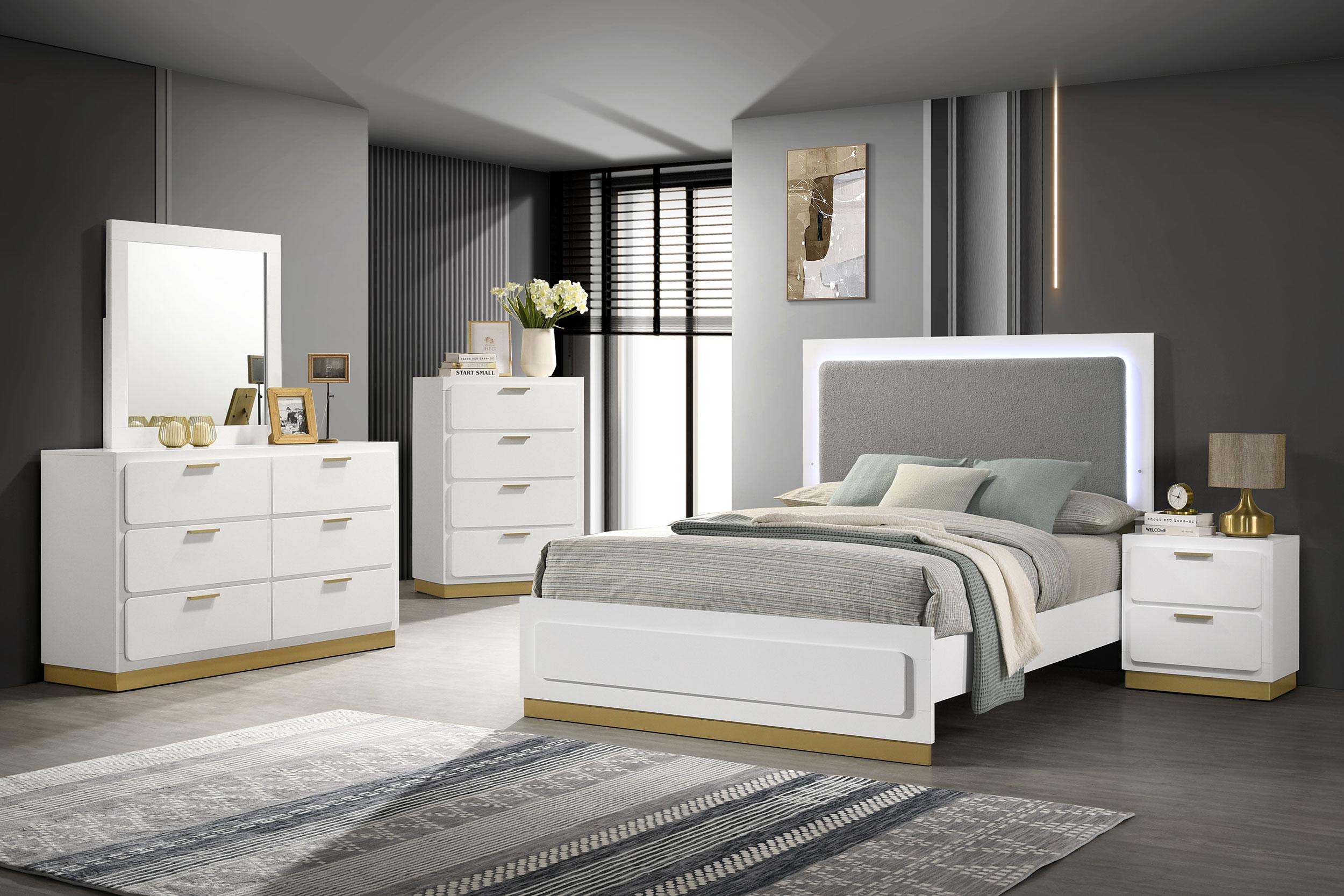 Caraway 5 Pc Bedroom Set - Ideal Furniture (Fresno,CA) 