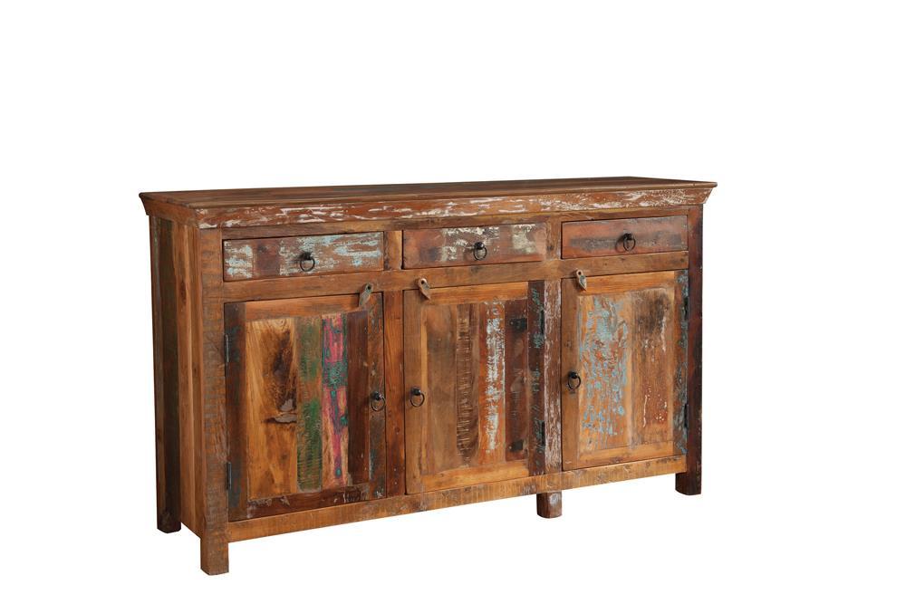 Harper 4-drawer Accent Cabinet Reclaimed Wood - Ideal Furniture (Fresno,CA) 