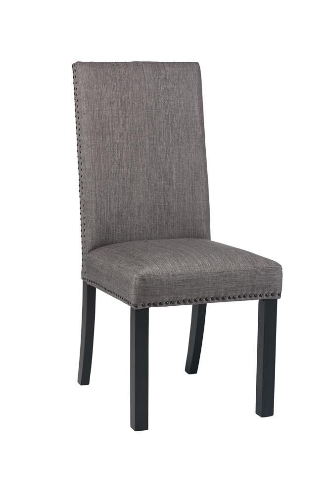 Hubbard Upholstered Side Chairs Charcoal (Set of 2) - Ideal Furniture (Fresno,CA) 
