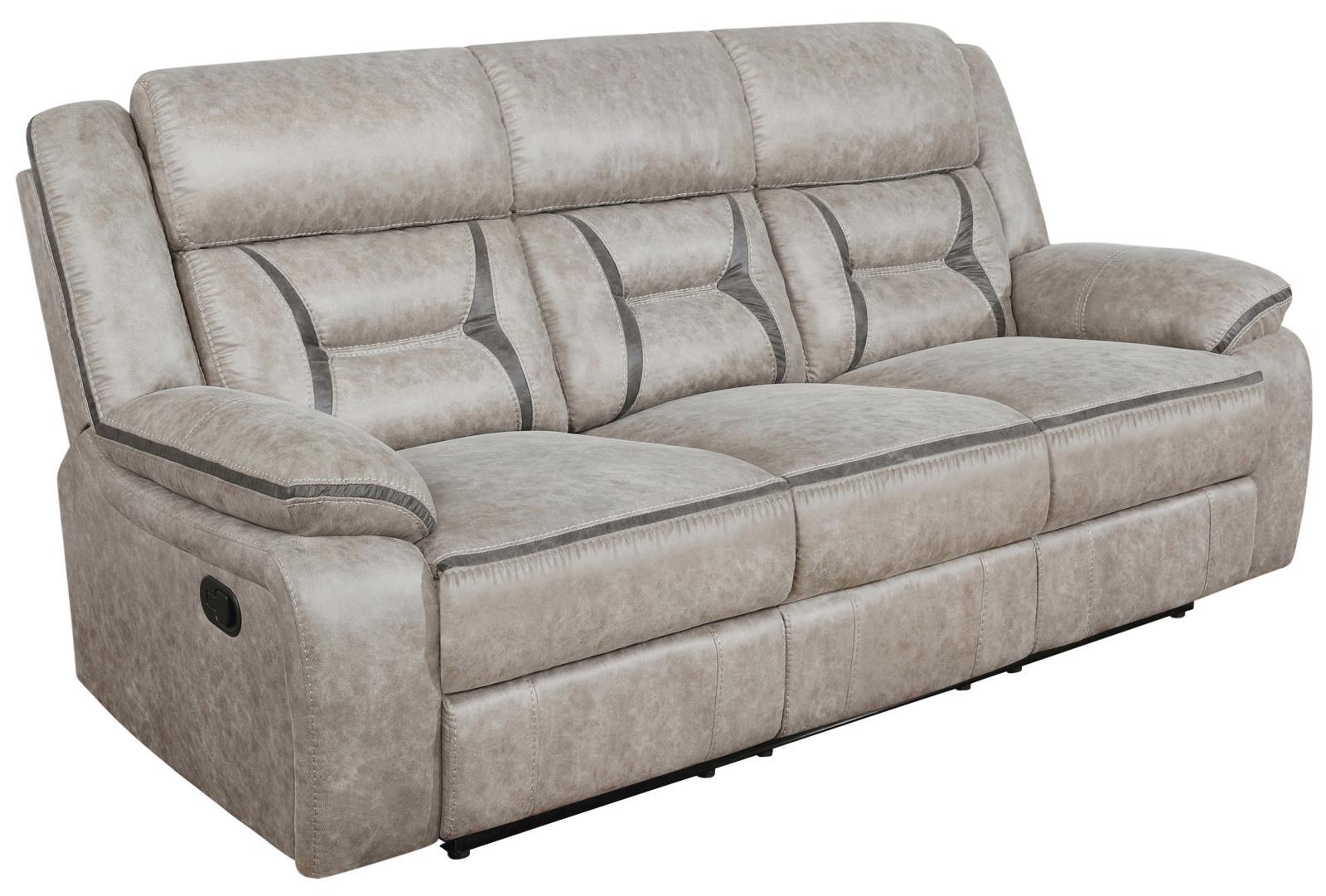 Greer Upholstered Tufted Back Motion Sofa