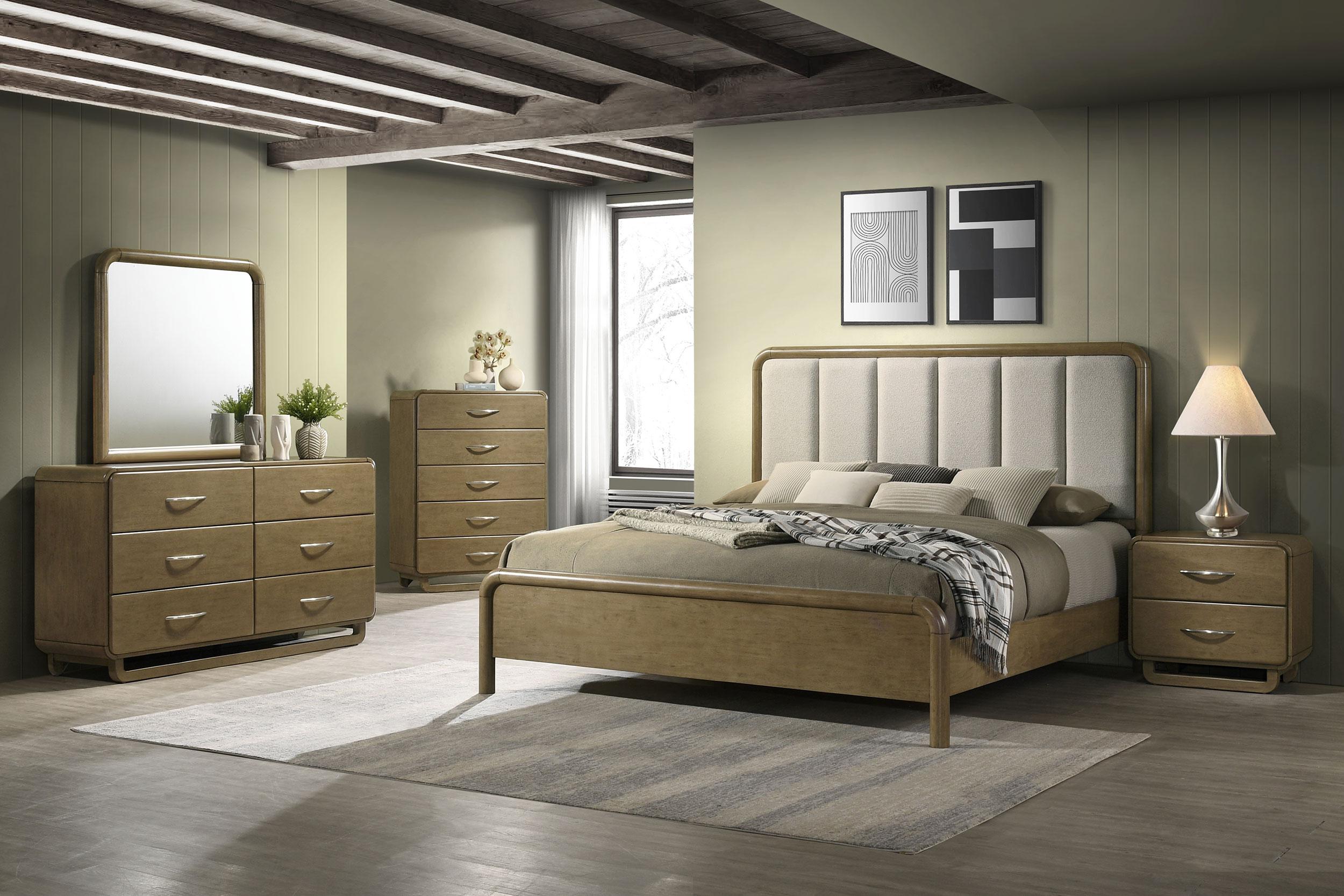 Amsbury 5 Pc Bedroom Set - Ideal Furniture (Fresno,CA) 