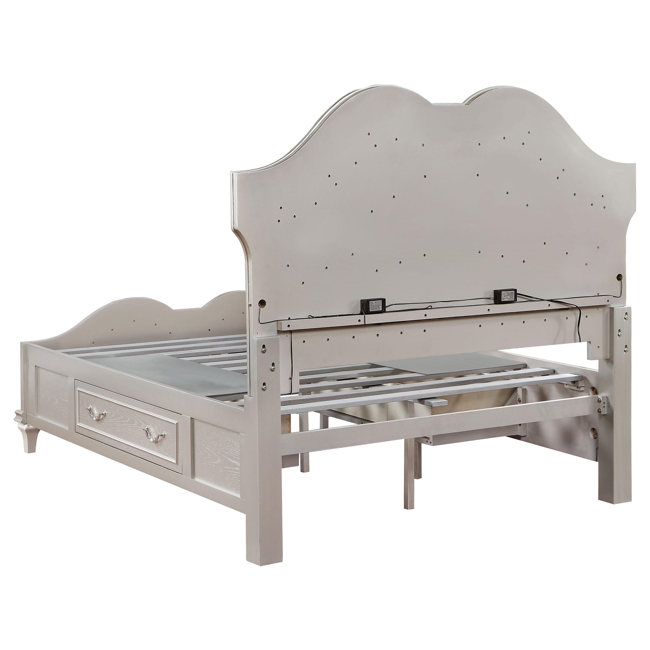 Evangeline 4 Pc Bedroom Set - Ideal Furniture (Fresno,CA) 