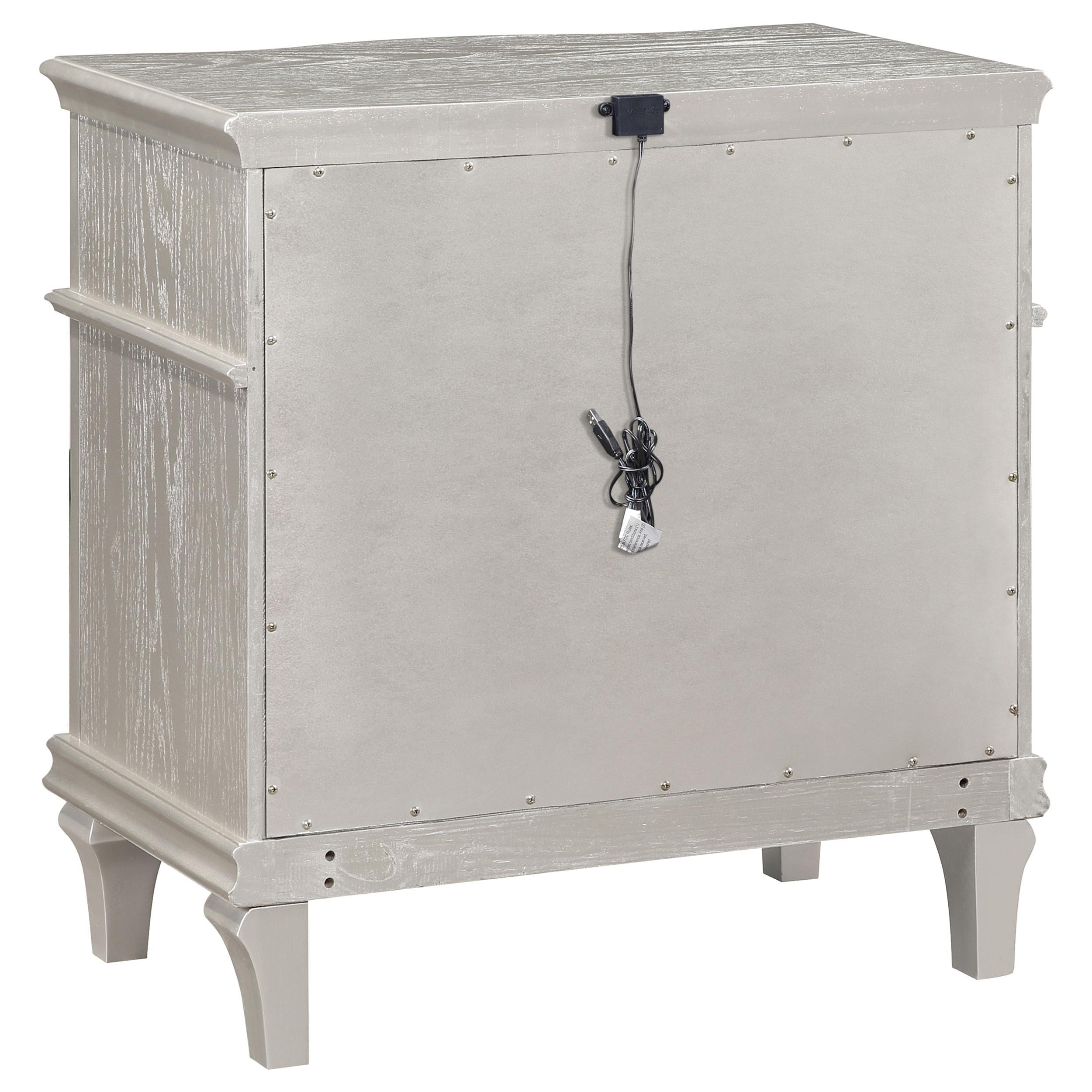 Evangeline 5 Pc Bedroom Set - Ideal Furniture (Fresno,CA) 