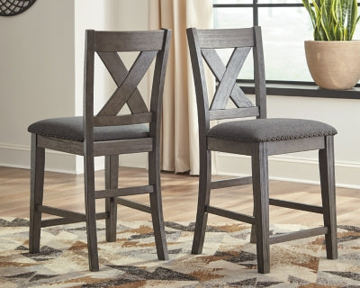 Caitbrook Counter Height Upholstered Bar Stool - Ideal Furniture (Fresno,CA) 