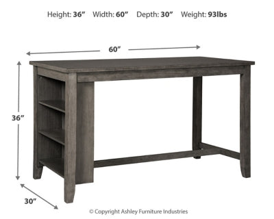 Caitbrook Counter Height Dining Table - Ideal Furniture (Fresno,CA) 
