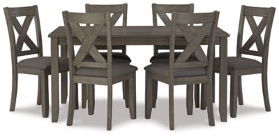 Caitbrook Dining Table and Chairs (Set of 7) - Ideal Furniture (Fresno,CA) 