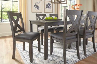 Caitbrook Dining Table and Chairs (Set of 7) - Ideal Furniture (Fresno,CA) 