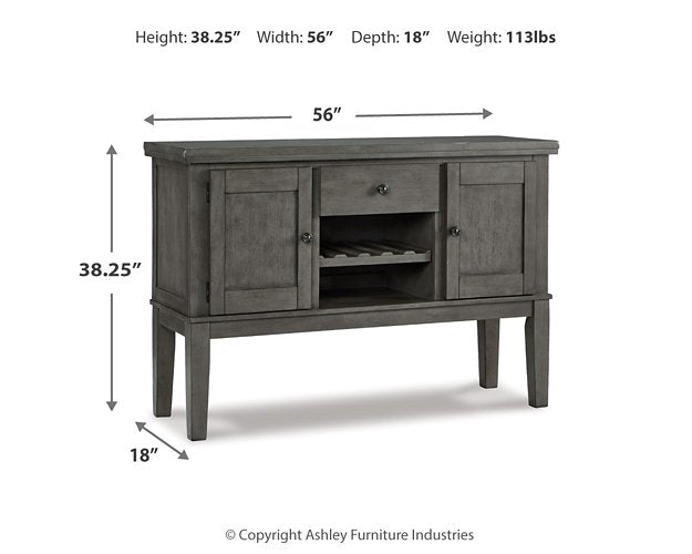 Hallanden Dining Server - Ideal Furniture (Fresno,CA) 