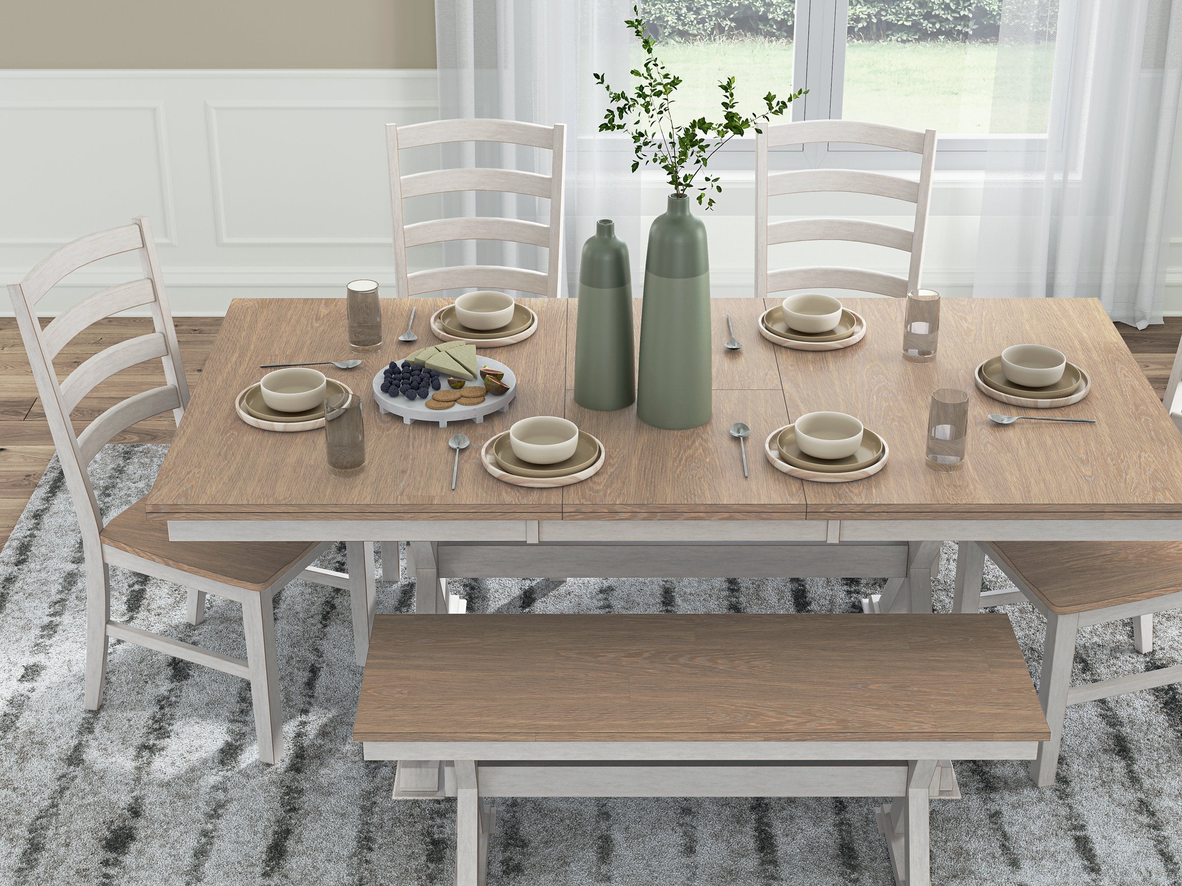 Purlaney Dining Package - Ideal Furniture (Fresno,CA) 