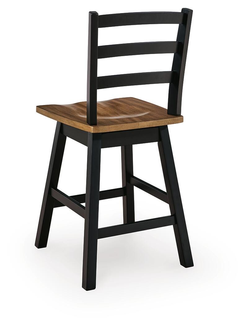 Wildenauer Counter Height Swivel Barstool - Ideal Furniture (Fresno,CA) 