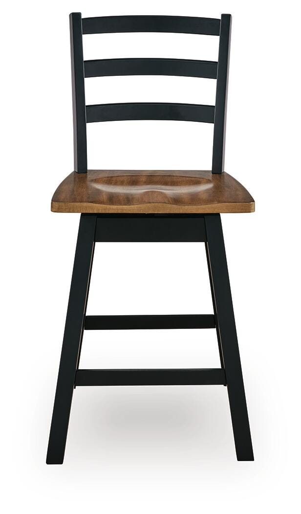 Wildenauer Counter Height Swivel Barstool - Ideal Furniture (Fresno,CA) 