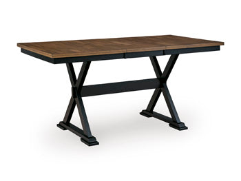 Wildenauer Counter Height Butterfly Extension Table - Ideal Furniture (Fresno,CA) 