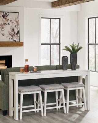 Robbinsdale Counter Height Dining Table and 3 Barstools Set - Ideal Furniture (Fresno,CA) 