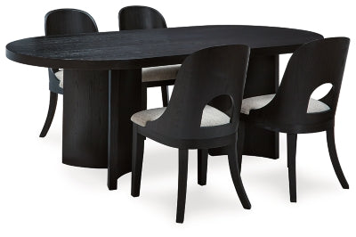 Rowanbeck Dining Package - Ideal Furniture (Fresno,CA) 