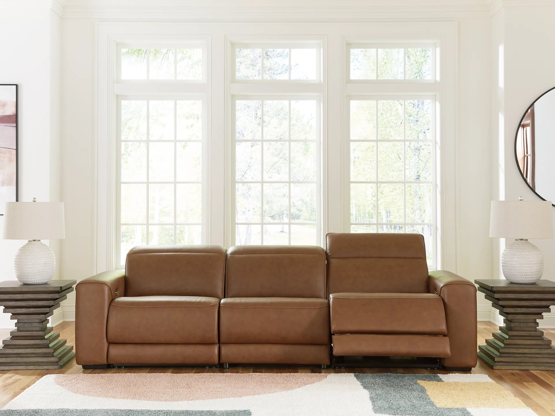 Magic Man Power Reclining Sectional Sofa - Ideal Furniture (Fresno,CA) 