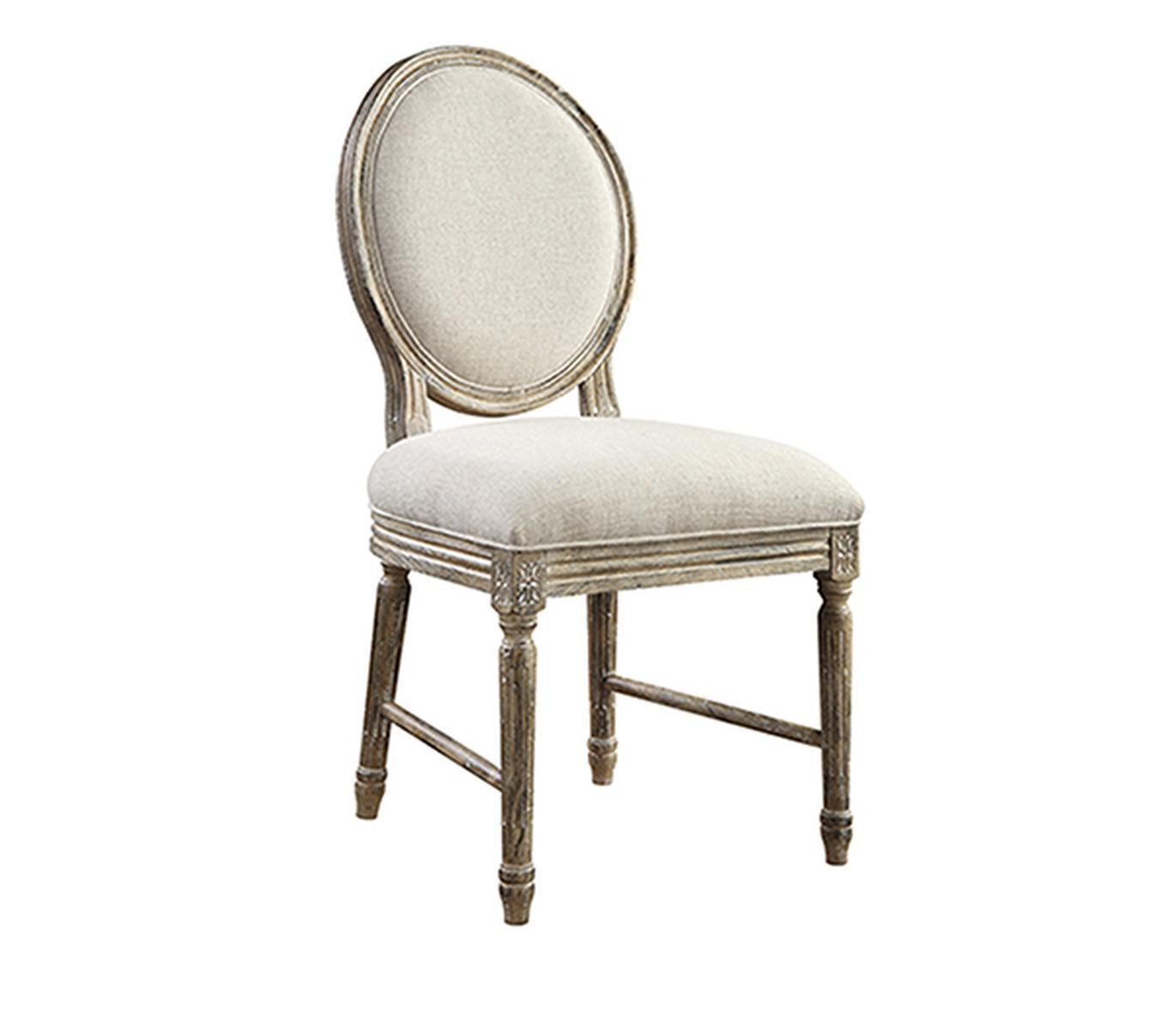 Emerald Home Interlude Upholstered Side Chair (Set of 2) in Weathered Pine - Ideal Furniture (Fresno,CA) 