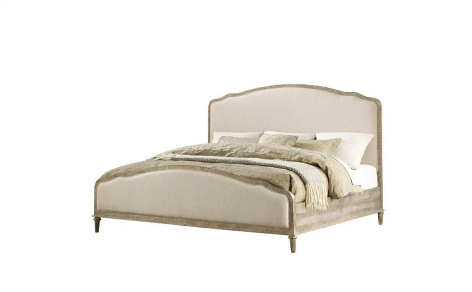 Emerald Home Interlude King Upholstered Bed in Sandstone  B560-14-05-K - Ideal Furniture (Fresno,CA) 