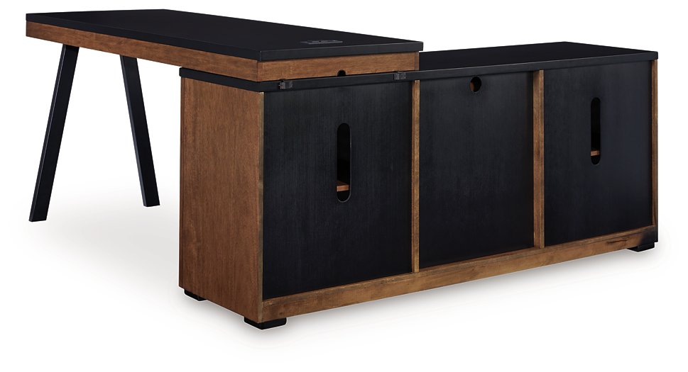 Kallari Credenza with Desk Return - Ideal Furniture (Fresno,CA) 