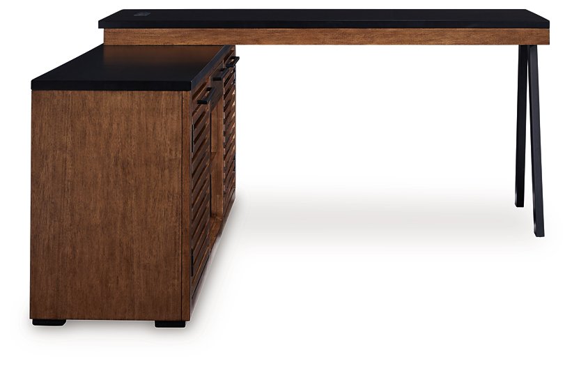 Kallari Credenza with Desk Return - Ideal Furniture (Fresno,CA) 